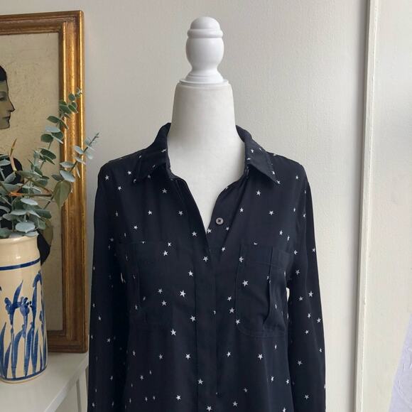 UNTUCKit Starlia Button Down Star Print Shirt - Picture 3 of 5